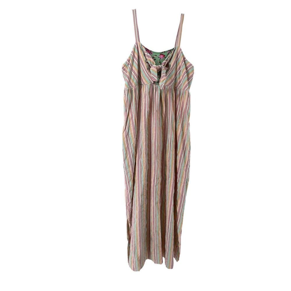 Matilda Jane Maxi Dress Women's XXL No Baggage Striped Sundress Casual Preppy
